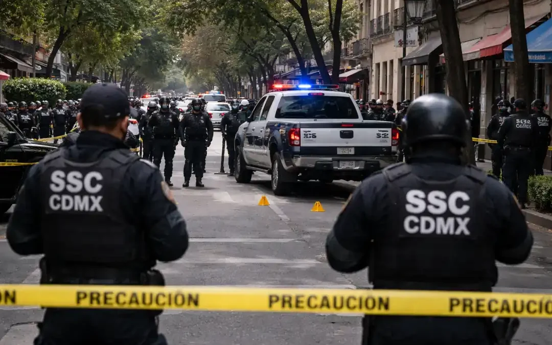 Balacera en colonia Juárez deja lesionados y fuerte operativo policial