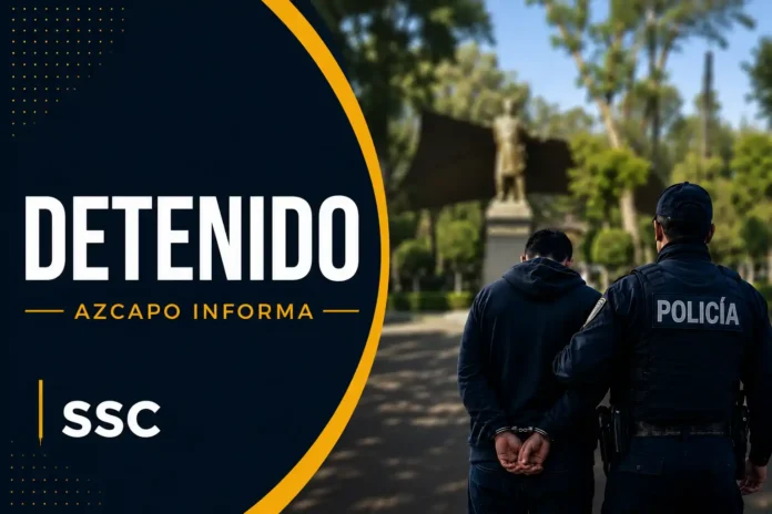 hombre daña empresa en Azcapotzalco