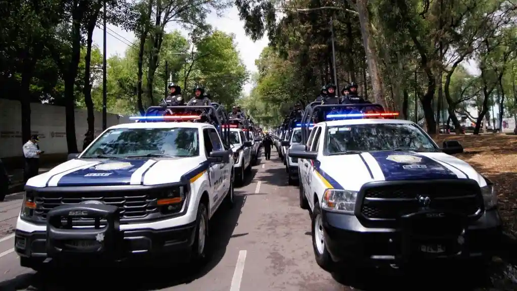 operativo de seguridad en Azcapotzalco