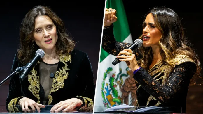 Ayuso homenaje a Hernán Cortés