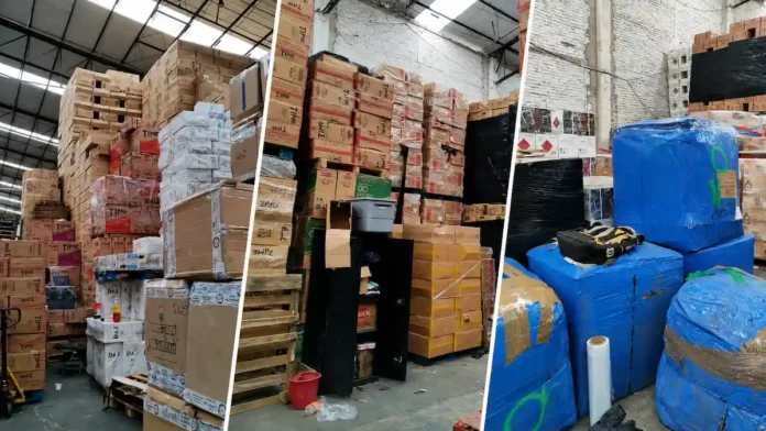 decomiso en Azcapotzalco
