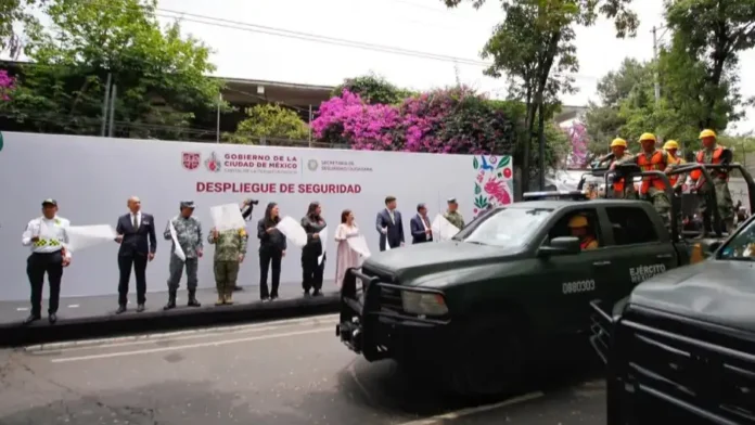 operativo de seguridad en Azcapotzalco